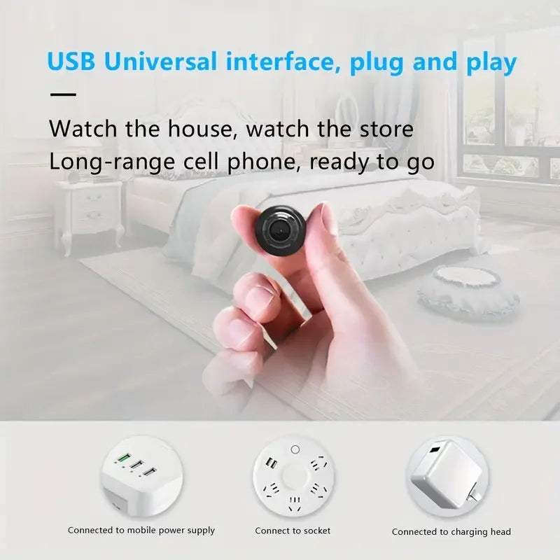 Mini WiFi Camera HD 1080P Included Night Vision