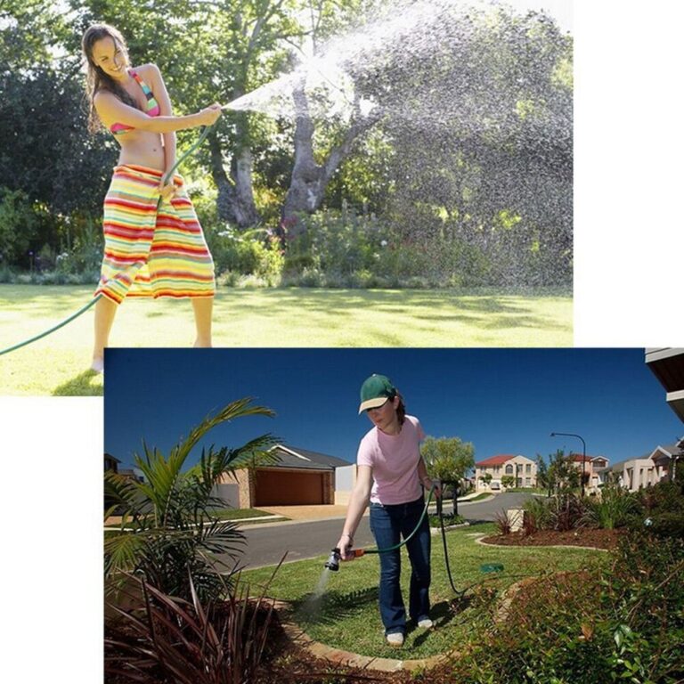 Expandable Garden Hose with Spray Nozzle